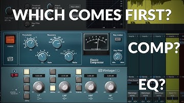 Studio One Minute: EQ or Compressor First?