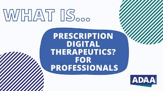 Download Lagu What is Prescription Digital Therapeutics for Mental Health Professionals MP3 Download Lagu What is Prescription Digital Therapeutics for Mental Health Professionals MP3