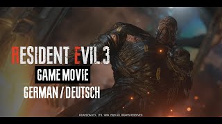 Resident Evil 3 - All Cutscenes - Game Movie (German/Deutsch)
