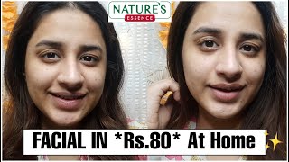 FACIAL In *Just Rs.80* At Home Using *NATURE ESSENCE* Facial kit| Stylehub