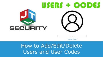 How to Add/Manage/Delete Users & Codes on JTL Security Mobile App - by JTL Security