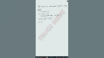 If x + y + z = 0, show that x³ + y³ + z³ = 3xyz | SOLVE WITH TOUCH WAVE