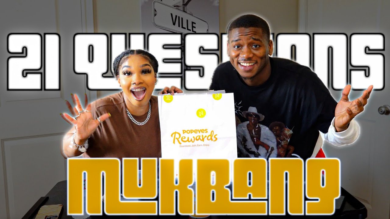 21 QUESTIONS MUKBANG 🍗 W/ KIARA *I finally asked her🥰