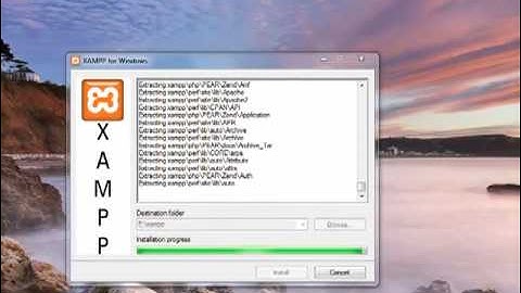 Install xampp on windows 7
