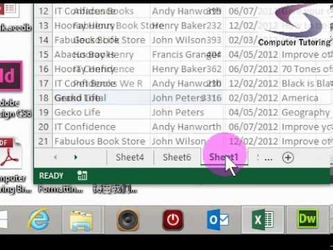 Free Excel 2013 Training - Pivot Tables (Computer Tutoring)