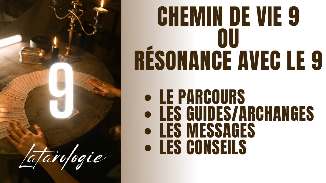 🍀Message pour le Chemin de vie 9 ou résonance avec le chiffre 9🍀🌟Tirage