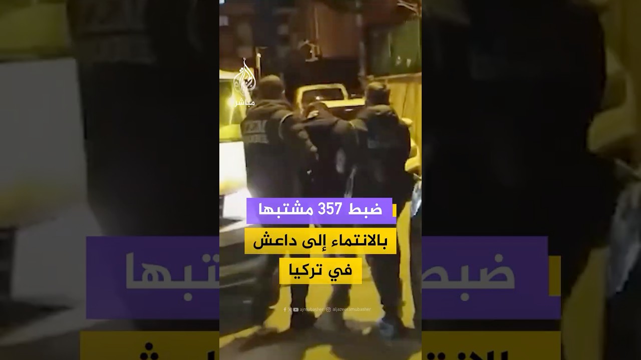خلال عمليات أمنية شملت 21 ولاية.. الداخلية التركية تعلن ضبط 357 مشتبها بالانتماء لتنظيم داعش