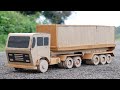Make 22 Wheel Big TATA  Container Truck With Cardboard / Remote Controlled Container TRUCK