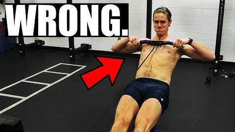 Rowing Machine: The Ideal "Finish" Position