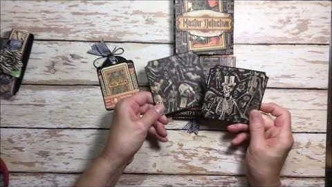 Get a Clue Photo Wallet Tutorial Video Master Detective by Kathy Clement Product by Graphic 45
