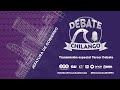 Tercer debate público entre candidaturas a la Jefatura de Gobierno de la #CDMX