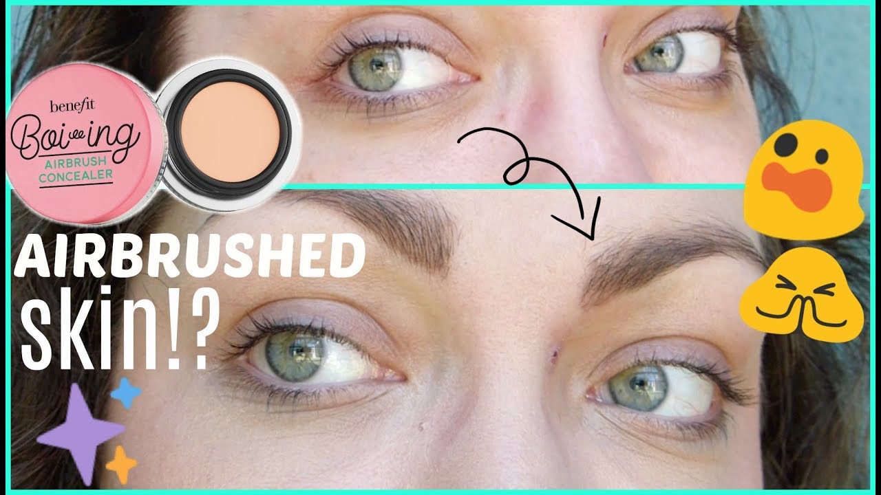 Test!: benefit cosmetics "Boi-ing" airbrush concealer YouTube