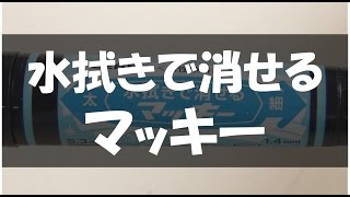 【文房具紹介動画#51】誰もが待ち望んだ文房具!!『水拭きで消せるマッキー / ゼブラ』_文具ソムリエ官浪伸次（ぶんぐの森）-Japanese Stationery