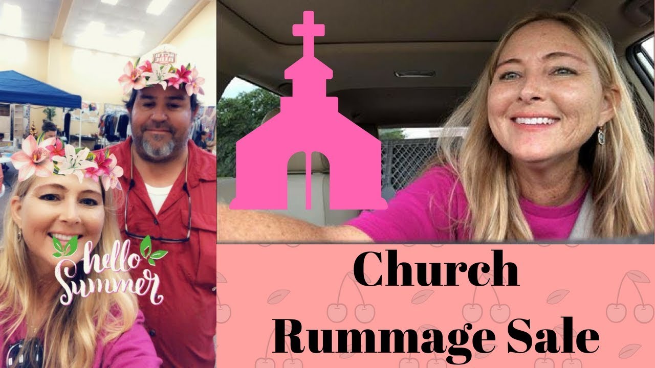 Church Rummage Sale Garage Sales Goodwill Thrift Haul June 1, 2018