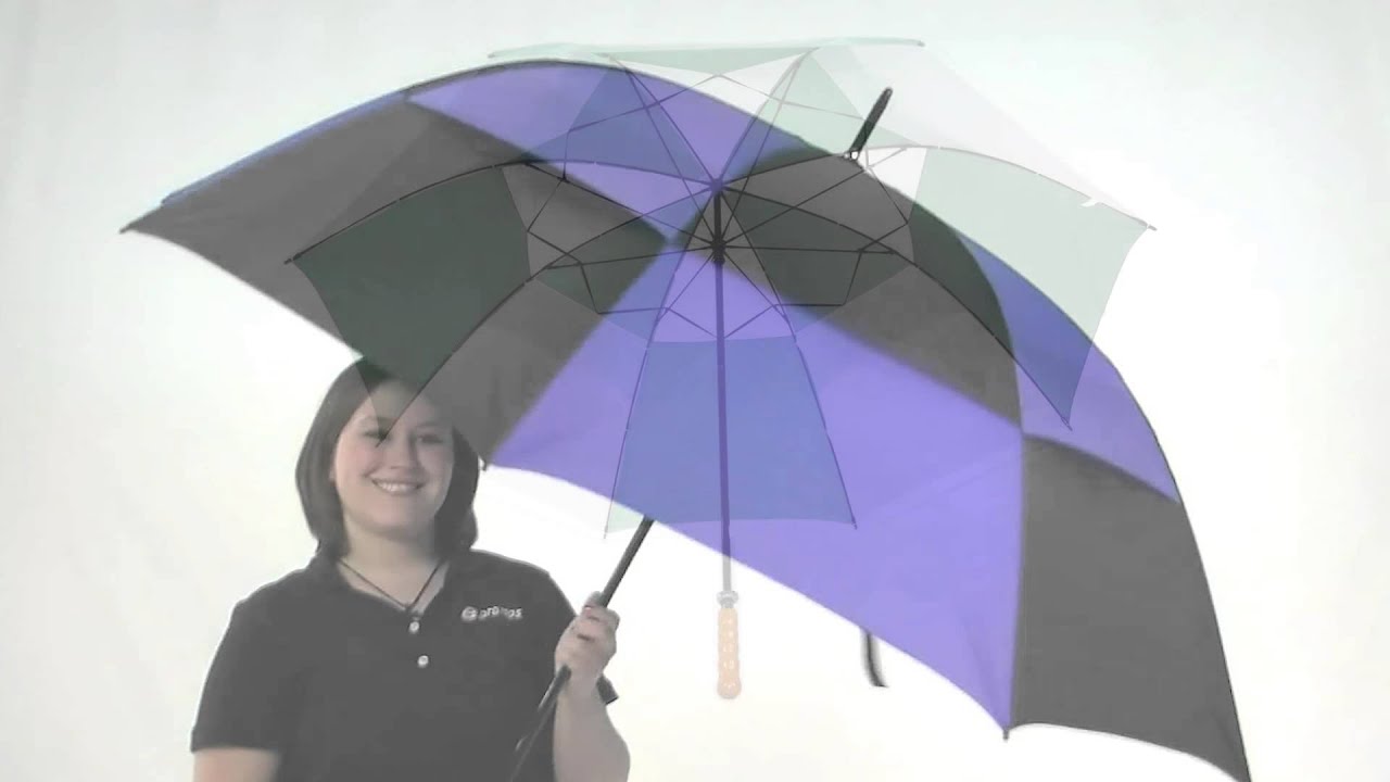 Windproof Vented Canopy Custom Umbrella - Custom Umbrellas - ePromos