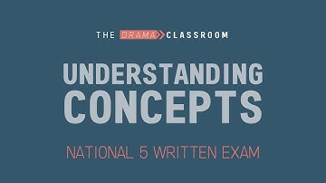 N5 Written Exam - Answering a Concepts Question