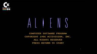 Aliens (Activision 1986) - C64 Loading Screen / Title Music / Main Menu Archive