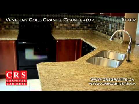 Venetian Gold Granite Countertop By Crs Granite Cabinets In