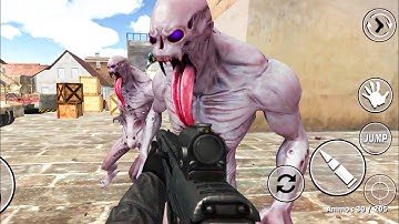 Scary Demons With Sharp Teeth🥵- zombie evil kill 7 ios gameplay | zombie evil kill 7 horror escape