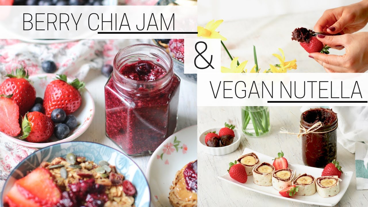 VEGAN NUTELLA & CHIA SEED JAM » easy homemade recipes