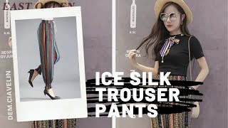 ladies Ice Silk Trousers Pant | imported China Pant | Mist Mart | Wholesale & Retail available.