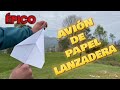 Avin de papel lanzadera