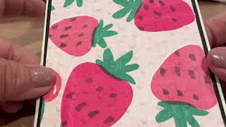 I’m back with a paper napkin card share. New Napkins from Dollar Tree. #satmornmakes