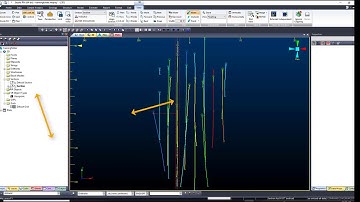 GEOMINE-training drillhole section def  using Datamine StudioRM