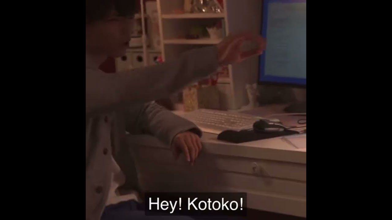 Mischievous kiss shorts / KOTOKO gets mad and throws stuff at her husband naoki iris