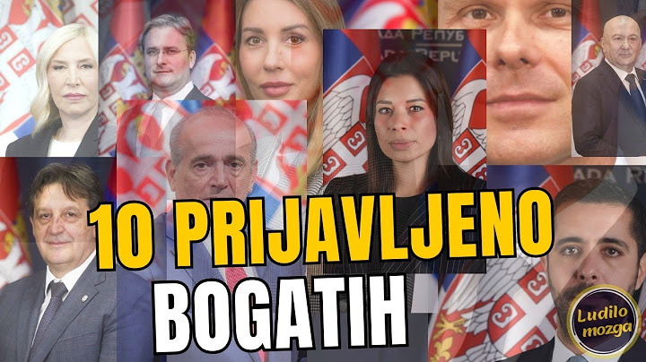 10 najbogatijih političara u Srbiji #bogatstvo #najbogatiji #srbija #balkan #politika #kriminal