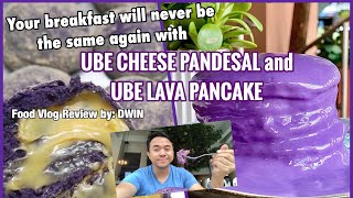 FOOD VLOG REVIEW: Ube Cheese Pandesal ng Aging’s Food Delight and Ube Lava Pancake of Peach Boy