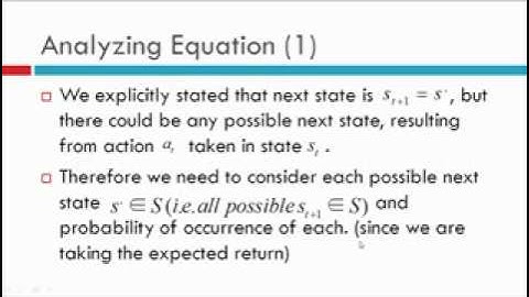 Lecture-2: REINFORCEMENT LEARNING: Value Functions and Markov Property: Part-4.mp4