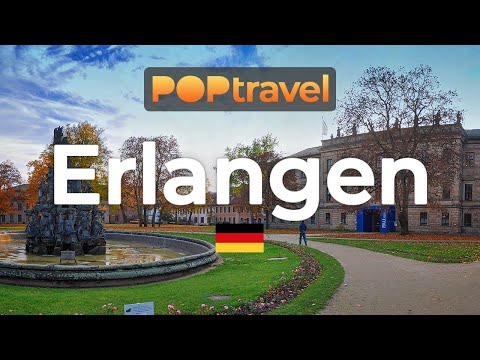 Walking in ERLANGEN / Germany 🇩🇪- 4K 60fps (UHD)