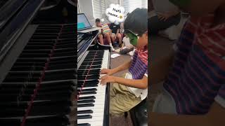 8Yo Plays Piano Blindfolded