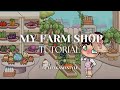 How to Create a Farm Shop 🧺🌻🥕🌾✨ Easy Tutorial || Avatar World || free