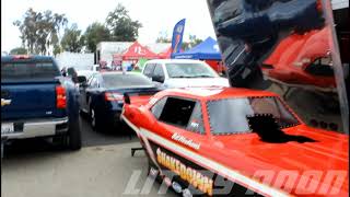 Bill Windham The Shakedown Funny Car Warm Up,  Good Vibrations March Meet at Auto Club Famosa Racewa