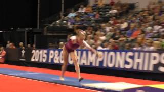 Abby Paulson - Vault - 2015 P&G Championships - Jr. Women Day 2