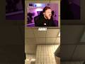 An unexpected visitor in the toilets…