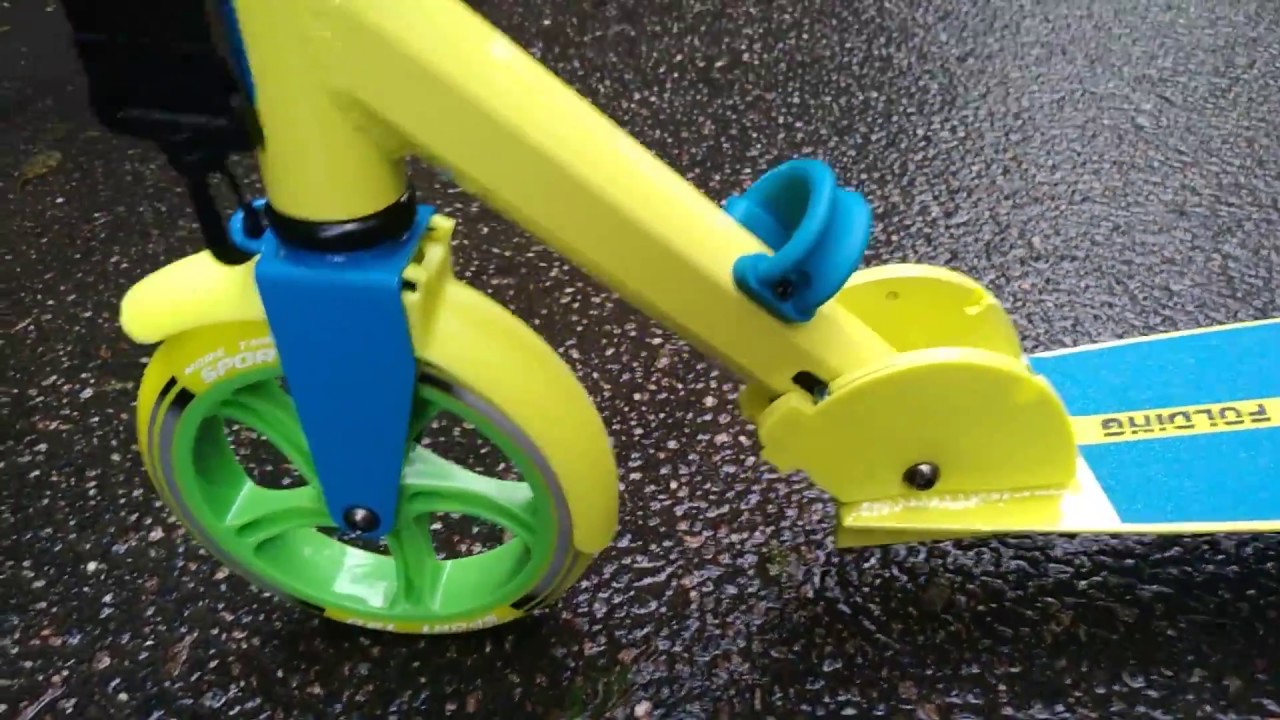 Самокат ORZ 180 желтый в SAMOKATCLUB.RU