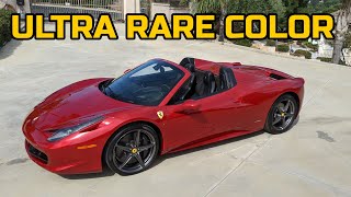 My Buddy bought an ULTRA RARE SPEC FERRARI 458 and it's GLORIOUS