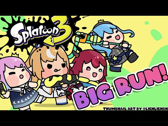 【Splatoon 3 Collab】BIG SALMONS RUN FOR YOUR LIFEのサムネイル