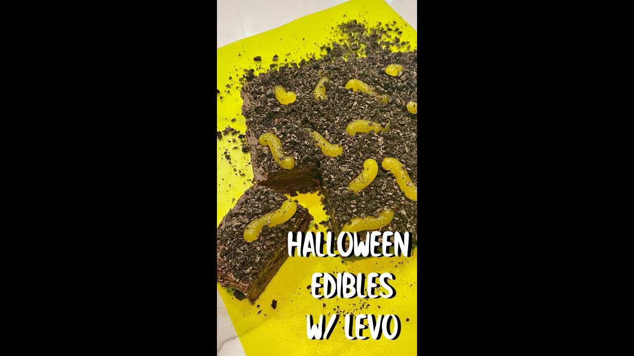 DIY Halloweed Edibles w/ LEVO Infused Gummy Worms and Pot Brownies