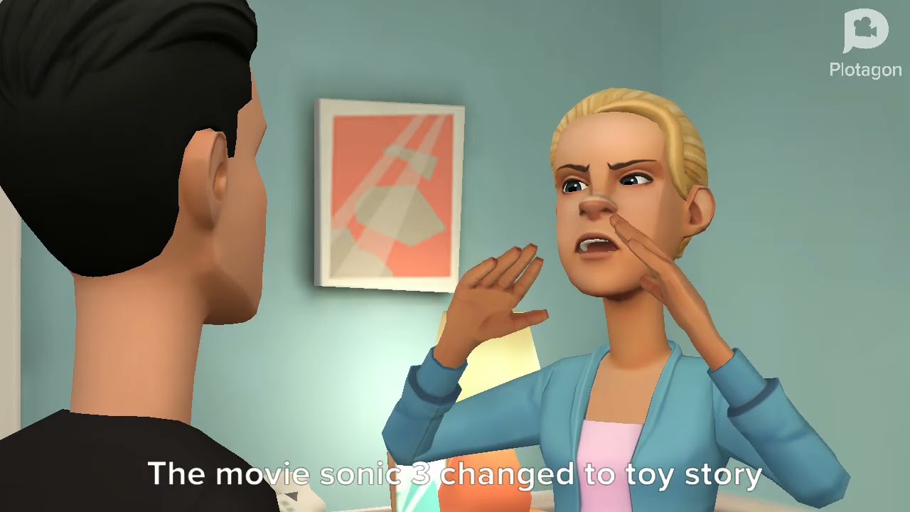 Sid Phillips changes sonic 3 to toy story 1/grounded.