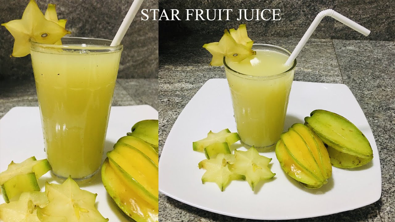 STAR FRUIT JUICE කාමරංකා බීම Star fruit Drink YouTube