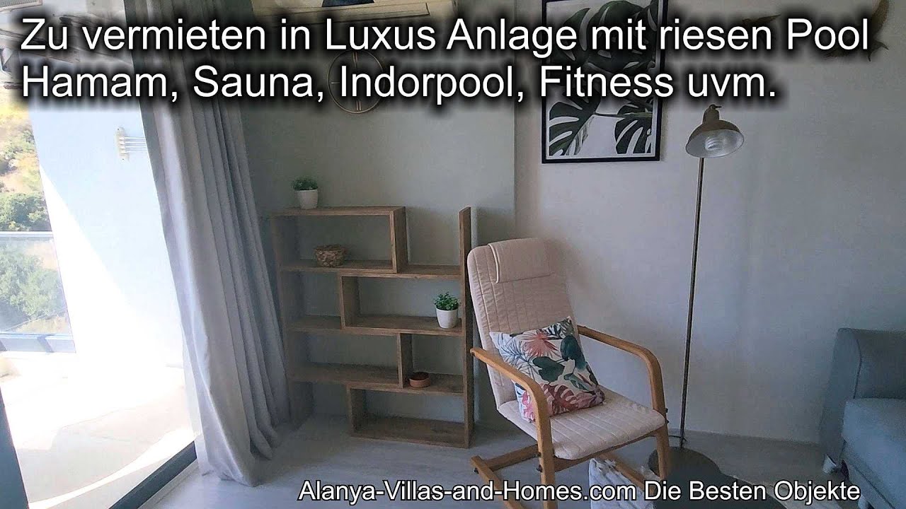 Gönne dir Alanya für immer! Zu vermieten in Lux Anlage 400€ inkl. Internet/Nebenkosten, voll ausgest