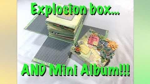 Hidden Treasures: an Explosion Boxed Mini Album (new design!)