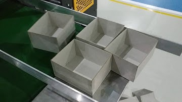 ATJ540 Automatic rigid box corner pasting machine: testing before shipment