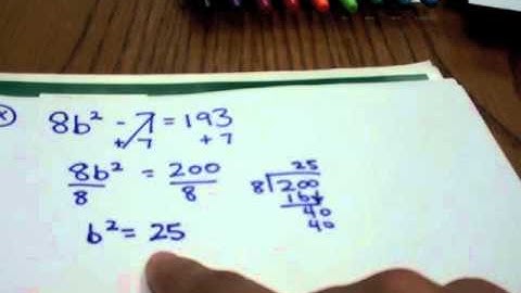 Solving Quadratic Equations By taking the Square Root Part 2