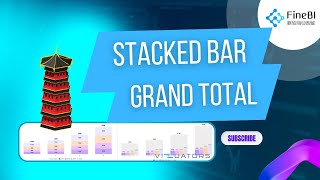 картинка: Fine BI — Как сделать Stacked Bar для Grand Total (простой способ)