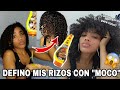 DEFINO MIS RIZOS 3C 4A CON GEL MOCO DE GORILA 😱🦍|GORILLA SNOT GEL ON CURLY HAIR 😨 |Rachell Santos